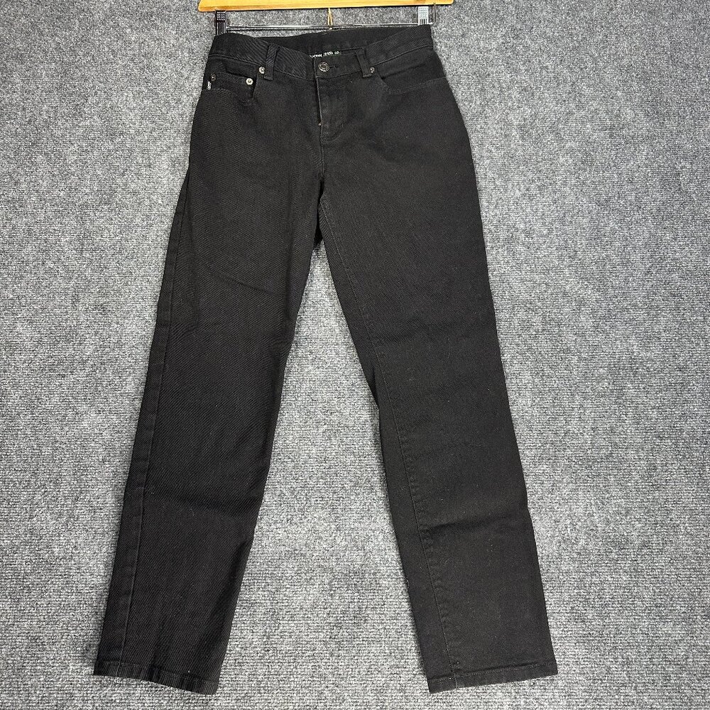 Lauren Jeans Co Ralph Lauren Womens 4P Cotton Stretch Straight Leg Pockets Logo